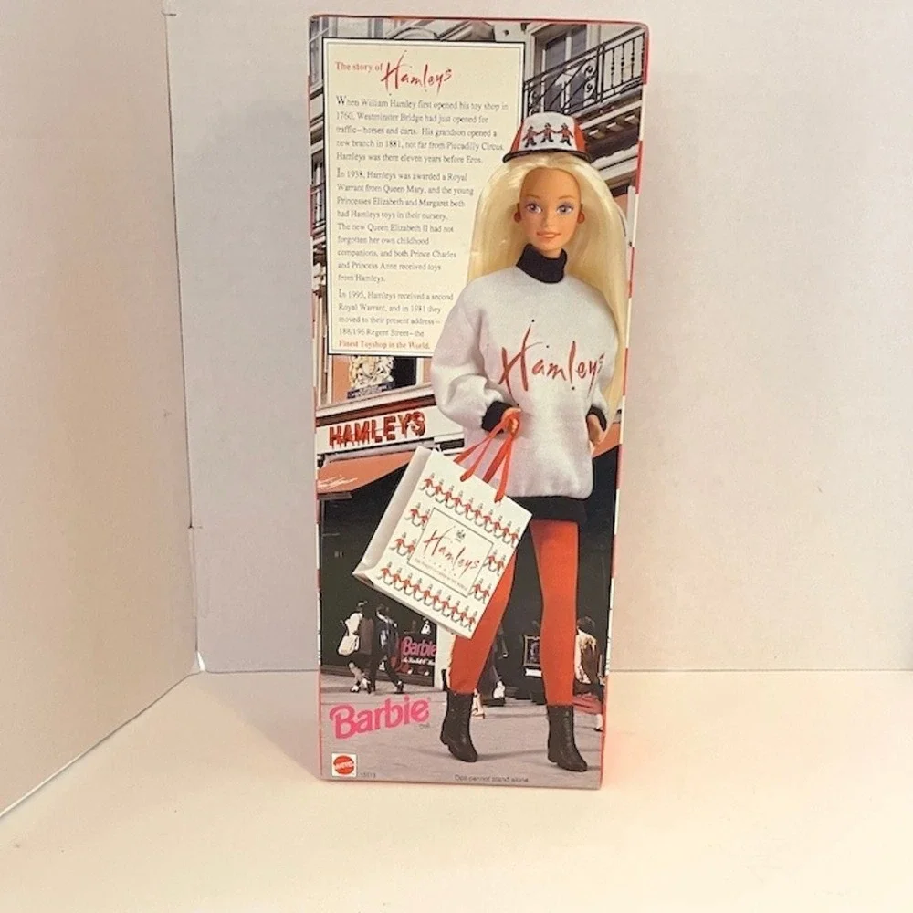 1995‎ Hamleys West End Barbie Doll from Hamleys Toy Store in London #15513